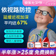 依視路鏡片星趣控中小學(xué)生離焦近視鏡兒童青少年減緩增長防控膜巖眼鏡片 依視路星趣控防控67%鉆晶膜巖+兒童鏡框 1.591折射率特薄*2片價(jià)