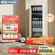 哈士奇【纖薄時(shí)尚-HCK】 212升一級能效家用小冰箱客廳辦公室冰吧飲料冷藏保鮮柜SC-208RI奶茶色
