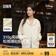 森馬（Semir）迪士尼外套女中長款連帽寬松針織衛(wèi)衣2025春休閑夾克109125108001