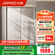 九牧（JOMOO）【定制】浴室玻璃隔斷一字衛(wèi)生間干濕分離推拉淋浴房家用浴屏E19 槍灰光玻 【阻尼緩沖】1.3-1.39（高2.0m）