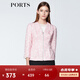 PORTS寶姿  新品商場同款女裝簡約蝴蝶結(jié)全開襟夾克外套SN8J013HFQ064 白色 M (6)
