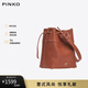 PINKO【品高】女包SS25新款斜跨燕子飛鳥(niǎo)水桶包教師節禮物104305A29Q