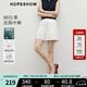 紅袖白色顯瘦休閑褲2025夏季新款女裝MIU系H型通勤百搭氣質(zhì)中腰短褲 本白001 S