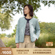 AIGLE艾高抓絨衣兩面穿保暖防風(fēng)時(shí)尚全按扣外套女士 瓷青色 AZ827 M
