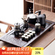 唐豐黑檀木大茶盤(pán)功夫茶具套裝家用客廳懶人泡茶神器自動(dòng)燒水壺整套 黑檀祥云茶盤(pán)+暗香自動(dòng)配茶葉罐