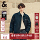 杰克·瓊斯（JACK&JONES）25年男裝秋冬黑色字母刺繡皮夾克南方薄款羽絨服男PU仿皮衣厚外套 E43 純黑色 L 180