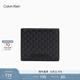 Calvin KleinJeans25秋季新款男商務(wù)便攜ck老花字母滿(mǎn)印卡包錢(qián)包禮物4D1085G UB1-太空黑 均碼
