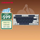 CHERRY櫻桃KW300MX TKL機(jī)械鍵盤81鍵NewVintage無(wú)線熱插拔兼容MACMINI電競(jìng)辦公家用 海軍藍(lán)/灰色 茶軸