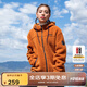 思凱樂（SCALER）戶外抓絨衣女搖粒絨上衣保暖仿羊羔絨連帽外套抓絨衛(wèi)衣