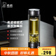希諾雙層玻璃杯磁吸式茶水分離杯子男高檔茶杯水杯XN-7012紫灰色300mL