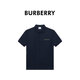BURBERRY博柏利巴寶莉夏季新款男潮流Polo短袖T恤80844371 海軍藍 M