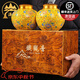 源茗巖茶葉禮盒裝正宗安溪鐵觀(guān)音特級濃香烏龍茶2025新茶蘭花香送禮長(cháng)輩 安溪鐵觀(guān)音高檔禮盒裝500g（黃）