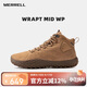 MERRELL邁樂(lè )休閑鞋男WRAPT WP中幫防滑耐磨舒適裸足鞋 棕黃色 40 