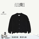 MM6 Maison Margiela白色Logo標簽立體針織效果毛衣開(kāi)衫 900黑色 M