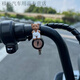 靠森電動(dòng)車(chē)充電器防盜鎖愛(ài)瑪雅迪電動(dòng)車(chē)頭盔鎖防盜固定掛鉤電瓶車(chē)通用 灰色背帶熊（送安裝工具+保護墊