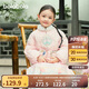 巴拉巴拉女童棉服新中式國(guó)風(fēng)外套2024冬裝棉衣刺繡立領(lǐng)小童裝208424106001