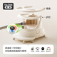 雅親嬰兒洗澡坐椅寶寶座椅浴盆坐凳洗浴學(xué)坐神器新生兒童防滑浴凳 餐盤(pán)+護欄可替換【感溫款多功能】