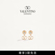 華倫天奴VALENTINO[禮物]女士 VLOGO SIGNATURE 金屬耳環(huán) 金色 均碼