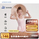 愛慕兒童女孩女寶寶粉色小星星公主禮服兒童連體泳衣女童溫泉沙灘裙泳衣 小星星 150