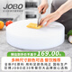 巨博（JOBO）圓形砧板菜板商用菜墩 白色45x5 分類(lèi)切菜案板PE塑料
