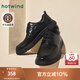 熱風(fēng)（Hotwind）25年春季男士時(shí)尚休閑鞋時(shí)髦復(fù)古 休閑都市休閑皮鞋 01黑色（系帶款）H77M25101 41 255mm
