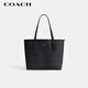 蔻馳（COACH）【品牌直供】女士CITY33經(jīng)典標(biāo)志大號單肩托特包黑色CV976