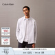 Calvin KleinJeans25春夏男士商務(wù)休閑通勤ck牛津紡條紋刺繡長(cháng)袖襯衫4RB119G