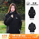 駱駝（CAMEL）三防硬殼徒步登山服男三合一運(yùn)動風(fēng)衣 A13CA3L1156B 幻影黑 XL