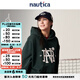 nautica white sail【明星同款】白帆×Reebok聯(lián)名中性重磅毛圈連帽衛(wèi)衣RBKW4404 深綠色3BN S