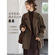 沫晗依美含羊駝萊賽爾羊毛大衣2025冬季老錢(qián)氣質(zhì)一手長(cháng)雙面呢外套