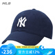 美職棒（MLB）官方男女帽子軟頂棒球帽休閑鴨舌帽戶(hù)外運動(dòng)夏季遮陽(yáng)帽生日禮物 紐約洋基隊/藏青色/66 均碼 F