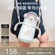 貝易音樂(lè )家兒童保溫杯嬰兒6個(gè)月小月齡寶寶吸管水杯316L不銹鋼外出