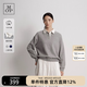 Marc O'Polo/MOP 2025初秋新款潮流撞色POLO領(lǐng)長(zhǎng)袖套頭衛(wèi)衣女春秋休閑風(fēng)上衣 灰色927 XS