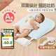 9i9嬰兒防吐奶斜坡枕墊固定柱新生兒防溢奶枕頭寶寶防嗆哺乳枕A97藍(lán)