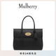 Mulberry【禮物】/瑪葆儷Bayswater手提包單肩通勤女包 黑金色 A217