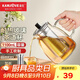金灶（KAMJOVE）泡茶壺飄逸杯 耐熱玻璃茶具功夫辦公室花茶壺 茶水分離杯茶壺家用 A-20加長(zhǎng)濾籃 1100ml