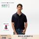 TOMMY HILFIGER【透氣舒適】夏季男裝珠地網(wǎng)眼商務(wù)休閑純色翻領(lǐng)短袖T恤POLOJA572 【經(jīng)典百搭】藏青色FAP XL （推薦：165-180斤）