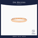 DE BEERS 戴比爾斯 DB Classic 玫瑰金戒指情侶對戒2mm 18K玫瑰金戒指2mm 54