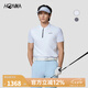 HONMA【專業(yè)高爾夫】2025夏季男士短袖Polo衫舒適貼身運動休閑不起球 亮白 M