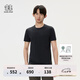 KOLON SPORT/可隆SECO速干T恤 男子吸濕戶(hù)外運動(dòng)防曬UPF50+抗菌上衣短袖 LHRT5MT855-BK 黑色 XL 180/100A