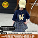 G.DUCKKIDS小黃鴨童裝女童夏裝套裝2025新款兒童衣服女孩夏季短袖裙褲兩件套 一整套 140 尺碼9~10歲【130-140cm】cm