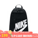 耐克（NIKE）男女雙肩包背包 旅行包書包休閑包DD0559-010 黑白