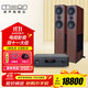 美聲（MISSION）英國美聲 QX-5 MKII 發(fā)燒HiFi三分頻雙6.5英寸中音12英寸低音大口徑高保真落地音箱家庭影音主音箱 NAD 389功放+QX-5MKII音箱