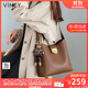 viney水桶包包女包牛皮斜挎單肩包大容量生日禮物送女友老婆 【焦糖】高級感實(shí)用品牌通勤手提包