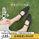 西遇包頭網(wǎng)紗半拖鞋女2025新款夏季法式穆勒鞋透氣平底外穿涼拖鞋 黑色 38 (240)