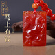 KORATTE紅瑪瑙吊墜屬相馬守護神護身符項鏈馬上有錢(qián)本命年生肖生日禮物 馬上有錢(qián)吊墜 精美珠鏈款