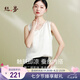 絲界真絲緞面吊帶背心女100%桑蠶絲打底衫內搭高級絲綢顯瘦上衣可外穿