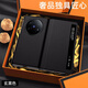 殼潮界【手工定制】適用vivoxfold5手機(jī)殼新款荔枝紋翻蓋式X Fold5全包防摔高檔真皮套時尚商務(wù)簡約男 玄黑色【新款-真皮-智能視窗】 vivo x fold5