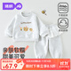 婧麒女童套裝秋裝2025新款寶寶衛衣嬰兒褲子春秋季兒童衣服兩件套 小熊花邊衛衣套裝 90 cm