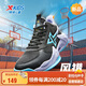 特步（XTEP）兒童童鞋風(fēng)獵籃球鞋實(shí)力街籃運(yùn)動(dòng)鞋 黑/蘭紫色 34碼